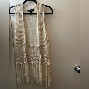 Boho fringe vest